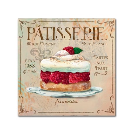 Fiona Stokes-Gilbert 'Patisserie I' Canvas Art,14x14